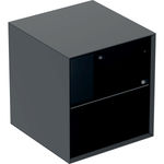 Módulo lateral Geberit ONE: 45x49.2x47cm, Negro mate